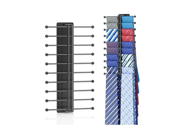 Tie Rack Wall Mounted Tie Hanger For Closet… Code