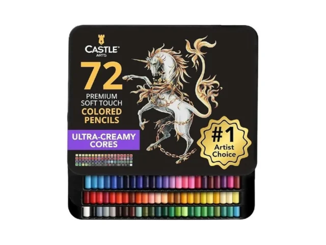 Castle Art Supplies Colored Pencils Set 72 Premium… Coupon
