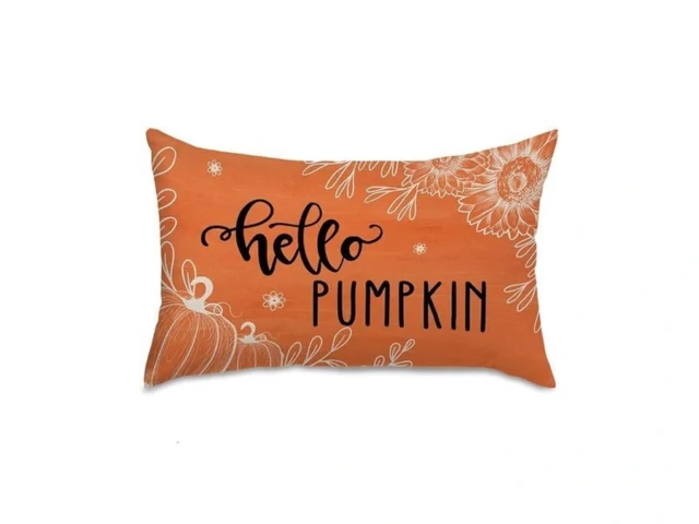 Fuyuchen Hello Pumpkin Pillow Cover 12×20 Inch… Code