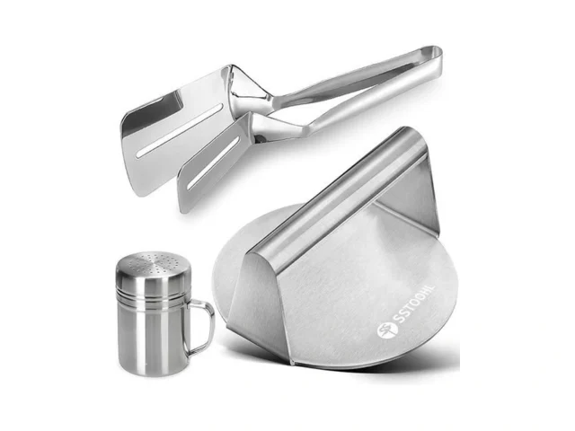 Burger Press Set 3-in-1 Grill Master Kit Grill… Code