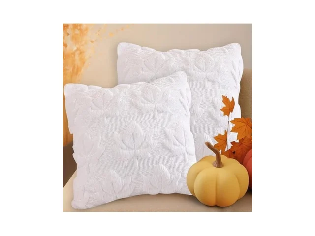 Maple Leaf Fall Throw Pillow Covers 17 7 X17 7 Set… Code
