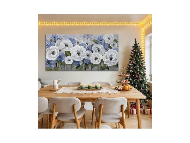 Mofutinpo Floral Wall Art For Living Room-large… Coupon