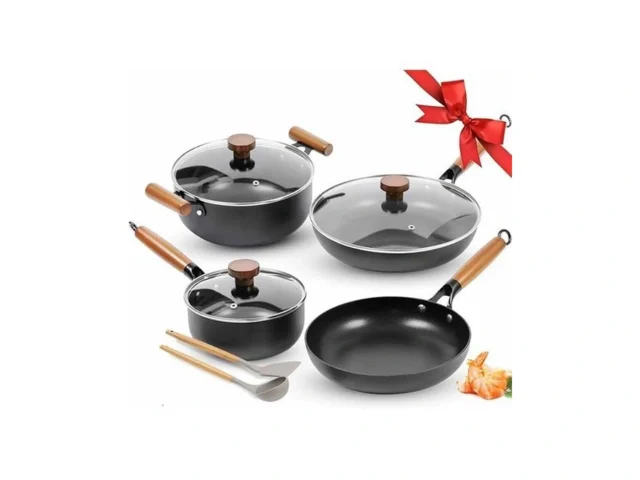 Audanne Nonstick Pots And Pans Set 9 Pieces Non… Coupon