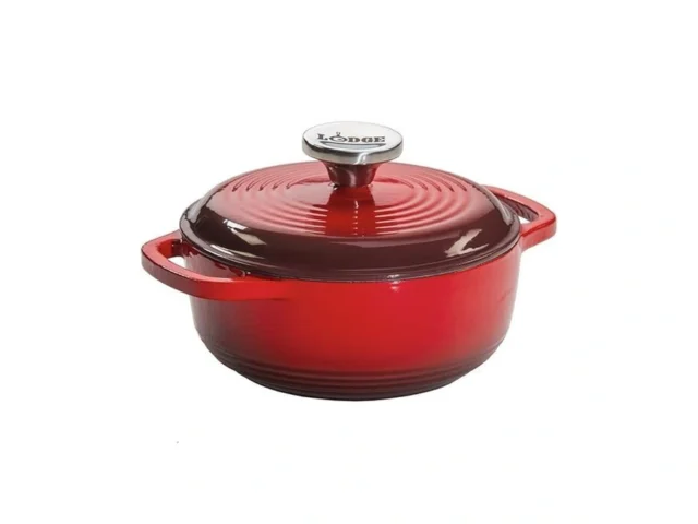 Lodge 1 5 Quart Enameled Cast Iron Dutch Oven With… Coupon