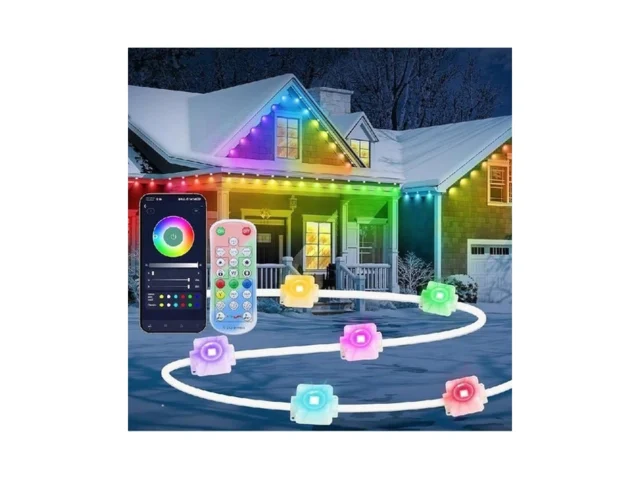 Permanent Outdoor Lights For House 60ft With 36 Led… Code