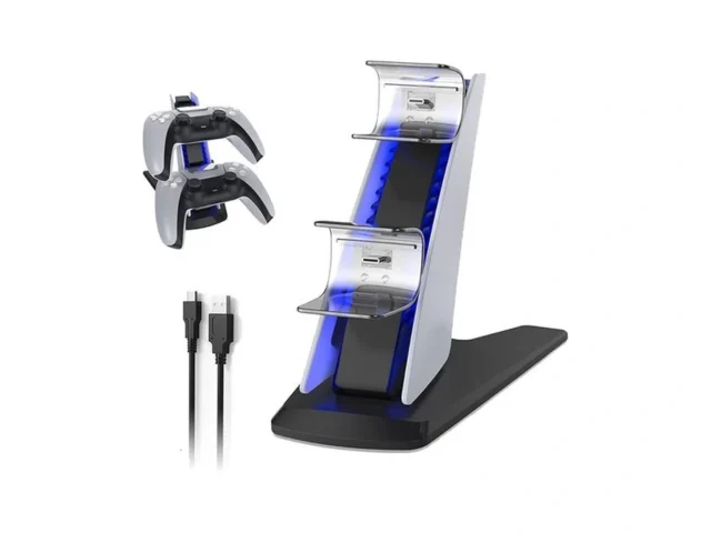 Lepeymda Ps5 Charging Station With Blue Led Light… Code