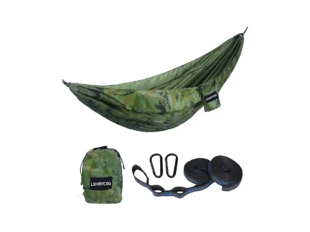 Camping Hammock Double Single Portable Hammocks… Code
