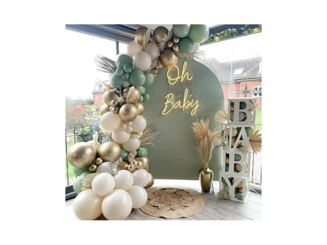 Sage Green Balloon Garland Arch Kit 153pcs Sand… Code