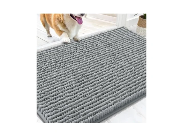Olanly Dog Door Mat For Muddy Paws 30×20 Ultra… Code