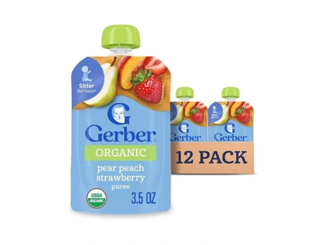 Gerber Stage 2 Baby Food Organic Pear Peach… Coupon