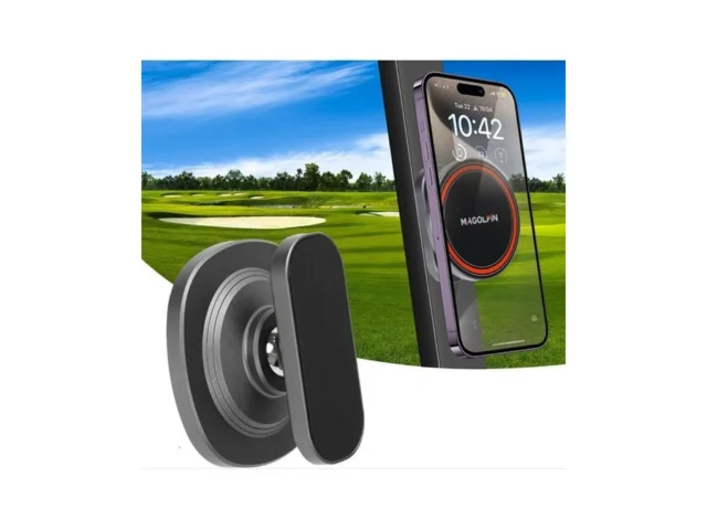 Aluminum Alloy Magnetic Golf Cart Phone Holder With… Code