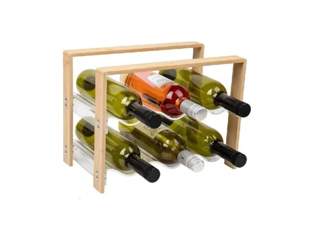 Mind Reader Wine Rack Kitchen Decor Countertop… Coupon