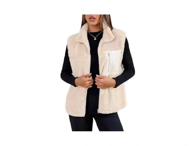 Simplefun Womens Winter Coats Sleeveless Fuzzy… Code