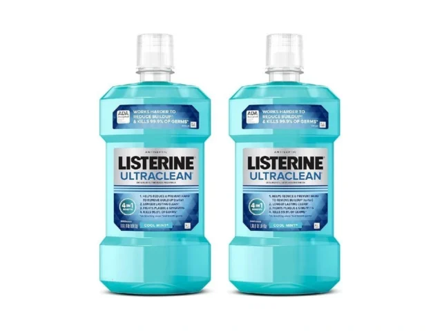 Listerine Ultraclean Oral Care Antiseptic Mouthwash…