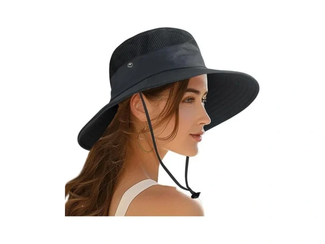 Pffy Sun Bucket Hat For Men Women 3 Wide Brim Upf… Code