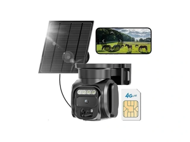 4g Lte Cellular Solar Powered Security Camera… Code