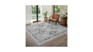 Brevonox Area Rug For Living Room – Indoor Machine… Code