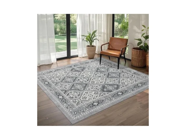 Brevonox Area Rug For Living Room – Indoor Machine… Code