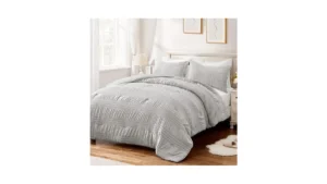 Bysure Seersucker Quick-dry Summer Comforter Set 3… Code