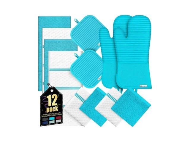 Oven Mitts Kitchen Towels And Dishcloths With Pot… Code