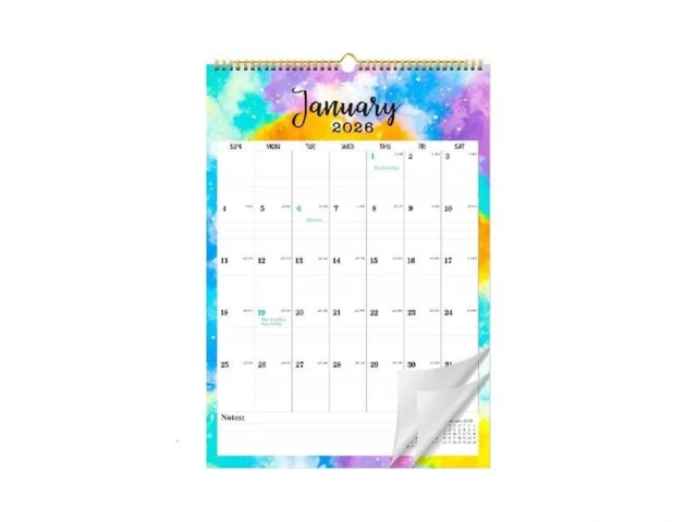 2026-2027 Wall Calendar 18-month Large Hanging Wall… Code