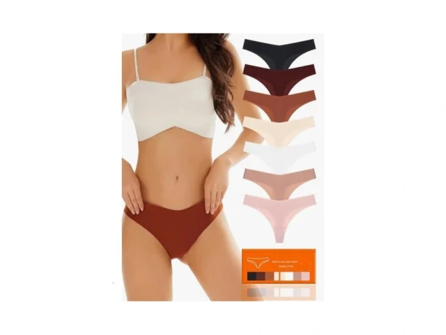 7-pack Seamless Underwear Thongs For Women No Show… Code