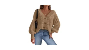 Dowerme Cardigan Sweaters For Women Fall Fashion… Code
