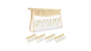 Small Boho Straw Clear Stuff Makeup Bags For Women… Coupon