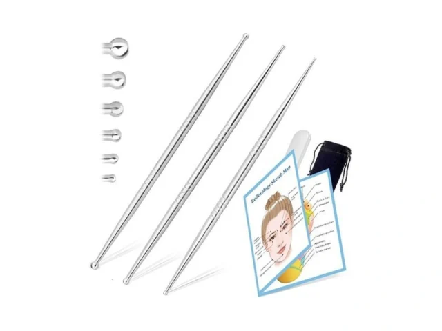 Ideayard Facial Reflexology Massage Tool 3 Pieces 6…