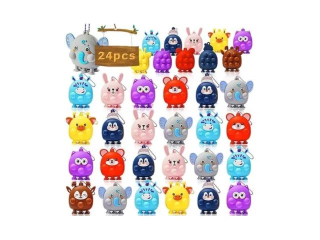 24 Pcs Party Favors For Kids 3d Animal Pop Fidget… Code