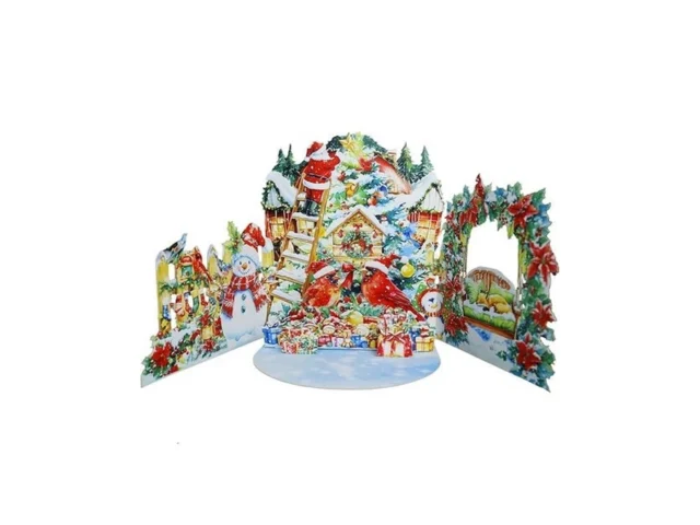 Qidianhk 3d Pop Up Christmas Card – 14 8 X6 Santa… Code