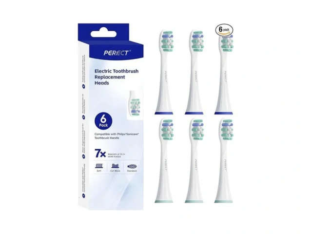 Perect Soft Replacement Toothbrush Heads 6-pack For… Code