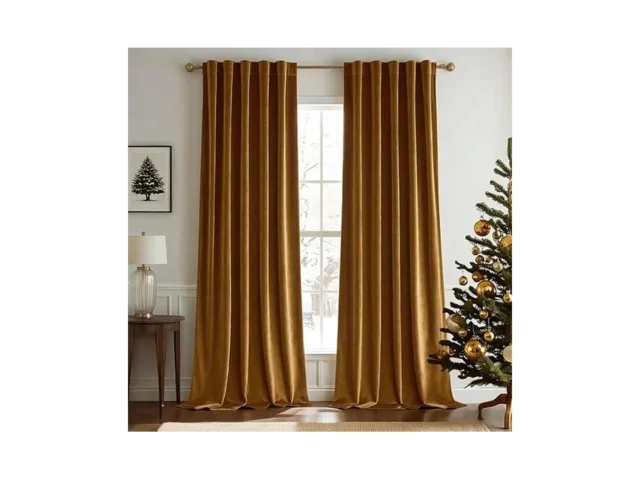 Woaboy Back Tab Rod Pocket Velvet Curtains 96… Coupon