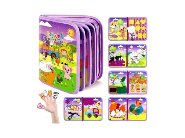 Goliyean Montessori Busy Book For Toddlers 1-3 Busy… Code