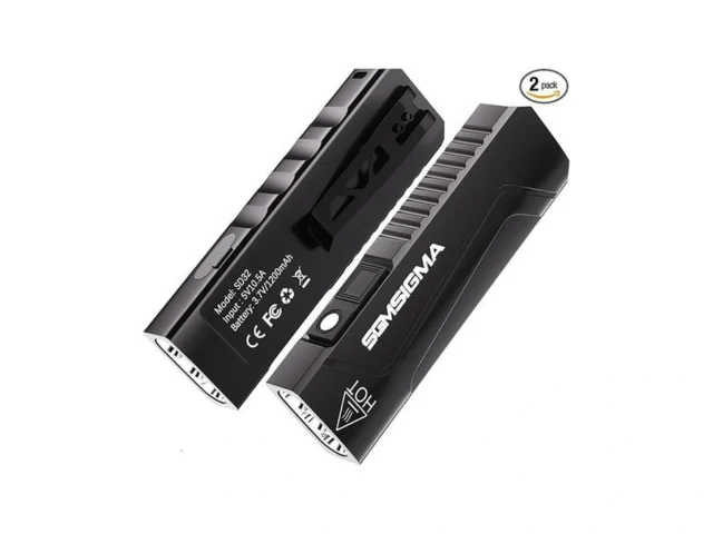 Sgmsigma 2 Pack 1500 Lumen Edc Flat Flashlight… Code