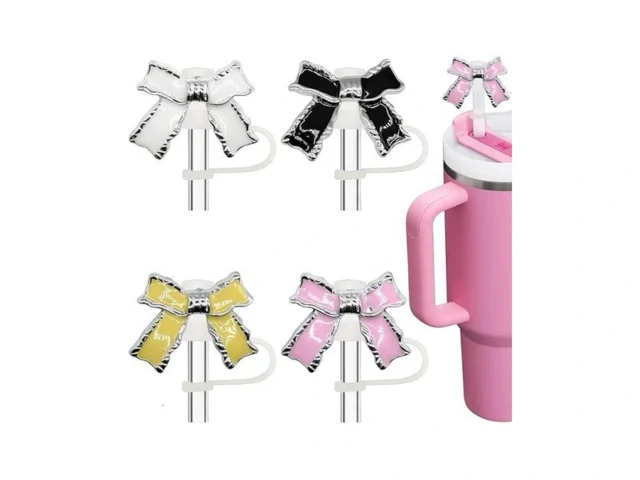 Amreich Epoxy Bow Straw Toppers For Stanley Cups… Code