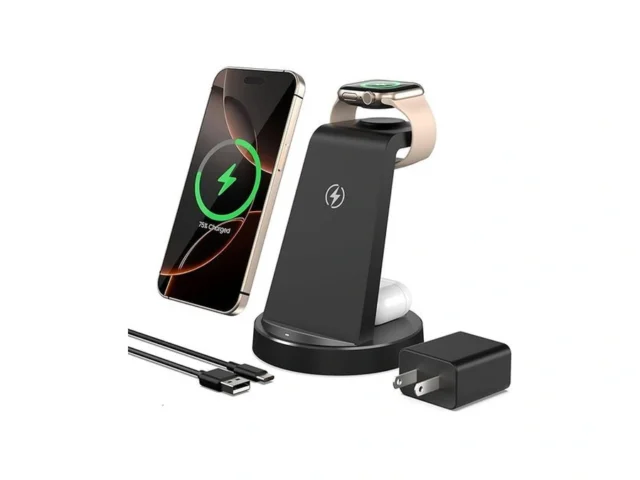 Charging Station For Iphone Charger Stand 3 In 1… Code