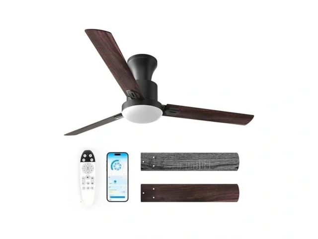 Obabala Ceiling Fans With Lights Flush Mount… Coupon