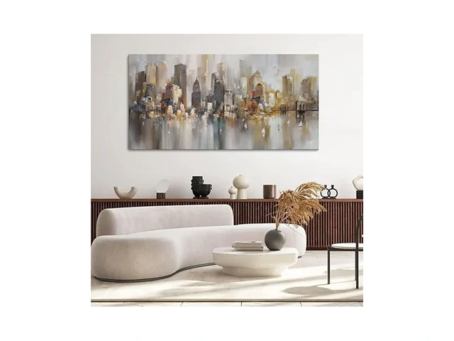 New York City Wall Art – Modern Abstract Wall Art… Coupon