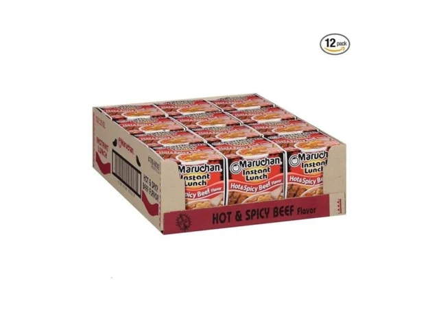 Maruchan Instant Lunch Ramen Noodles Hot Spicy Beef…