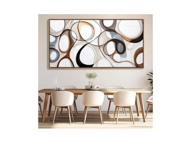Abstract Canvas Wall Art – Framed Wall Art For… Coupon