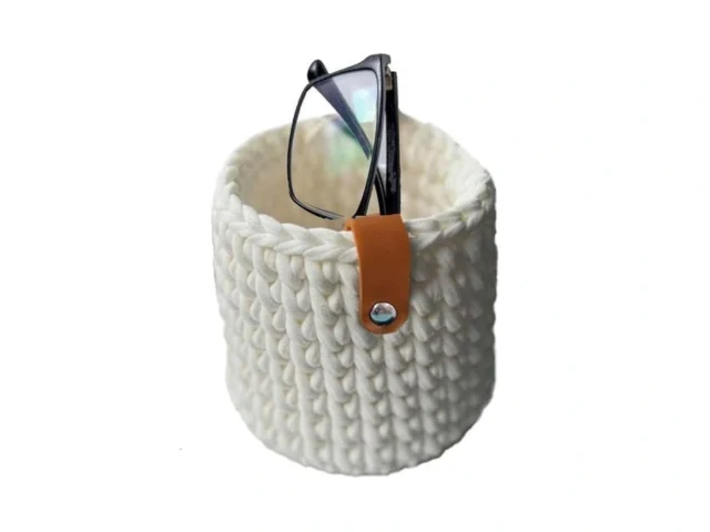 Clcbdeyit Crochet Glasses Storage Tube Standing… Code