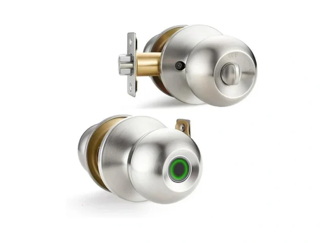 Hiencetec Fingerprint Door Knob Biometric Door Lock… Code