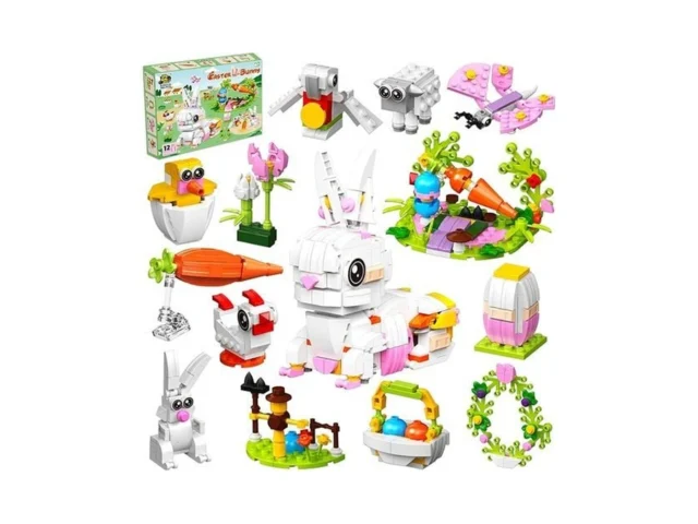 Baoxue Easter Basket Stuffers 12 In 1 Easter Bunny… Code