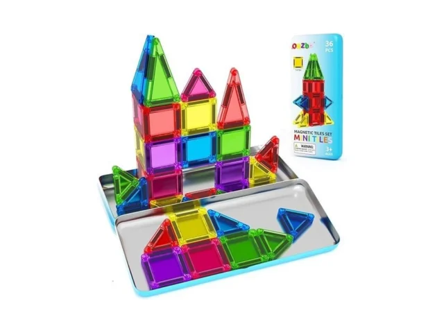 Magnetic Tiles Mini Travel Toddler Set Magnetic… Code