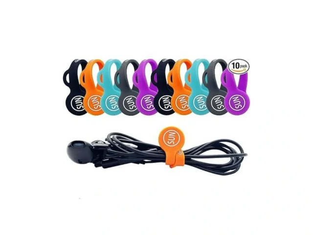 Sunficon 10 Pack Cable Organizers Clips Earbuds… Code