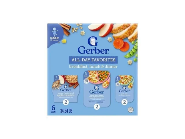 Gerber Toddler Food Variety 6 Pack All Day… Coupon