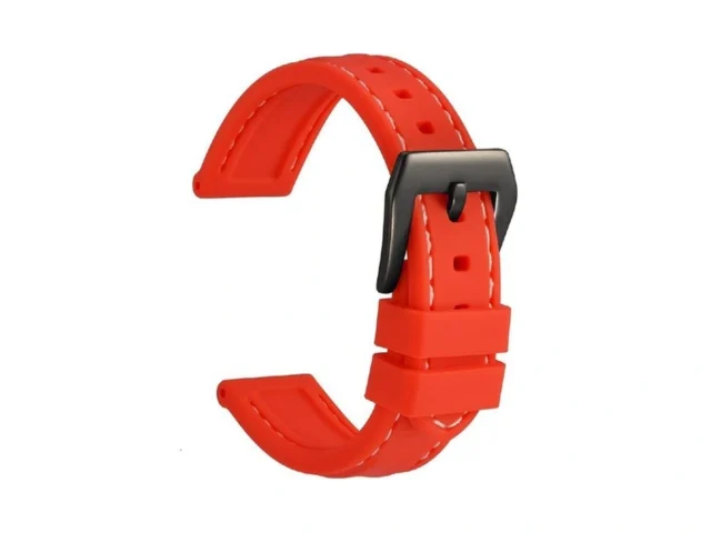 Wocci 24mm Robust Silicone Rubber Watch Band With… Coupon