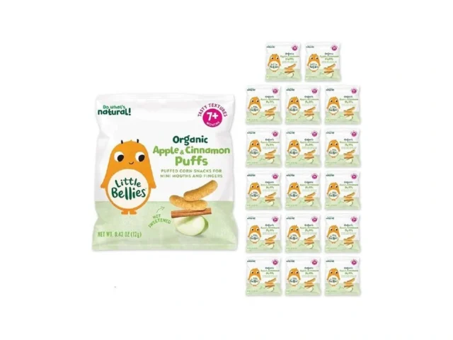 Little Bellies Organic Apple Cinnamon Puffs Baby… Coupon