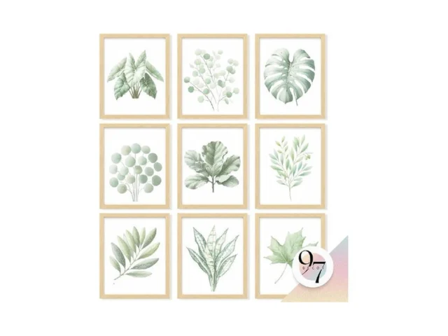97 Decor Vintage Botanical Wall Art – Greenery… Code